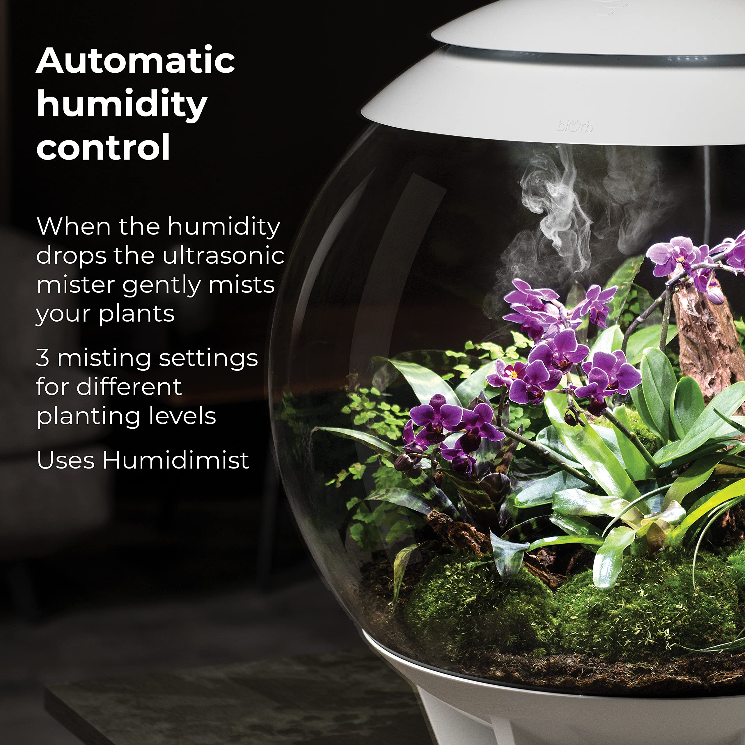 biOrb AIR 60 LED Terrarium - 16 gallon, white (46147) - Image 6