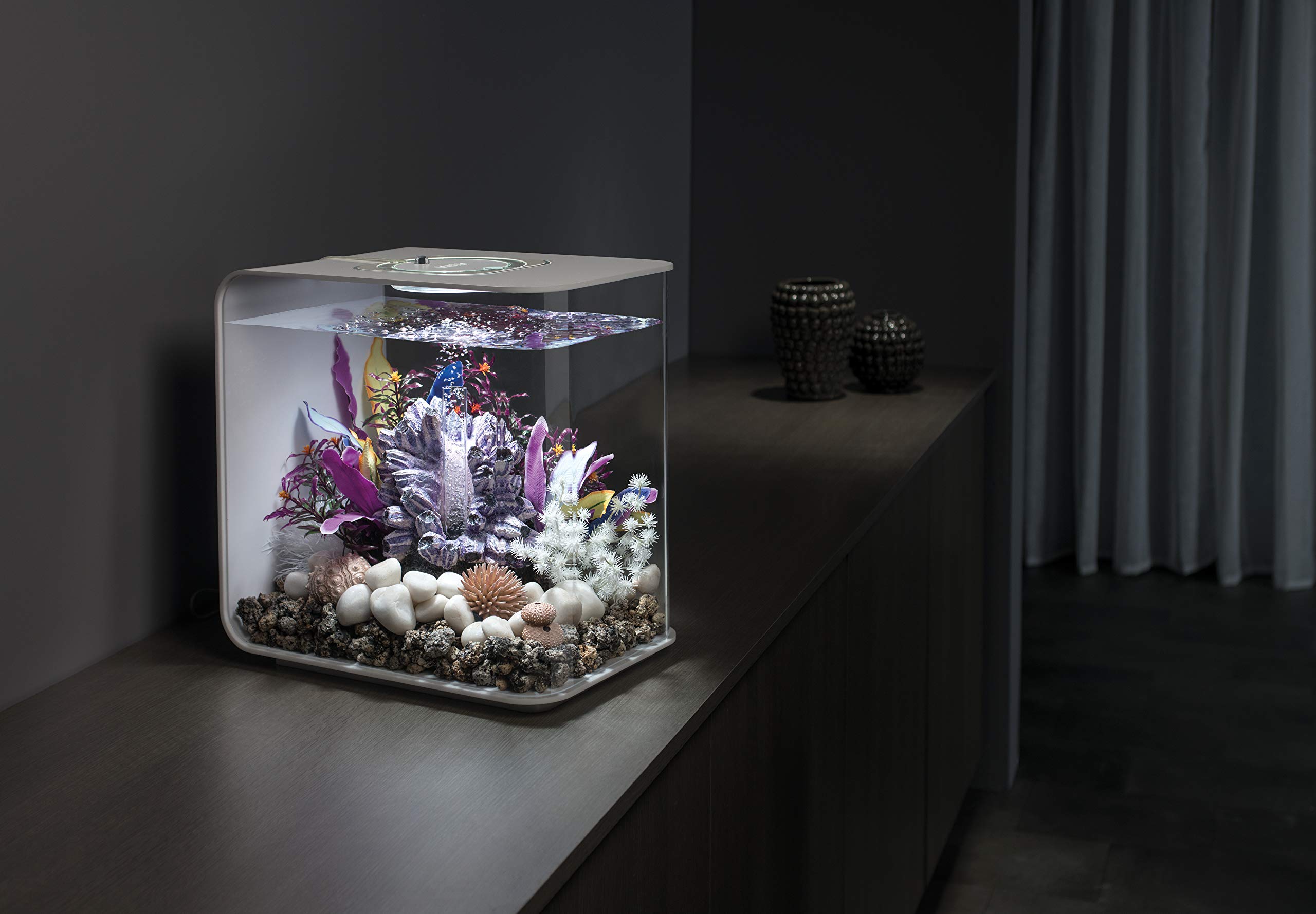 biOrb Marble Pebble Set , Solid and High-Quality Aquarium Decorations, White - Image 3
